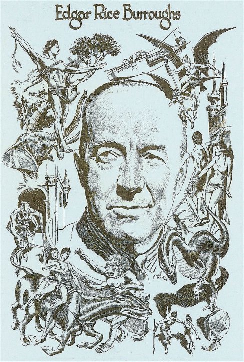 Edgar Rice Burroughs by Al Williamson and Reed Crandall ~ Courtesy Richard Lupoff