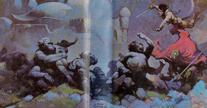 Frazetta  Doubleday Gods of Mars and Warlord of Mars